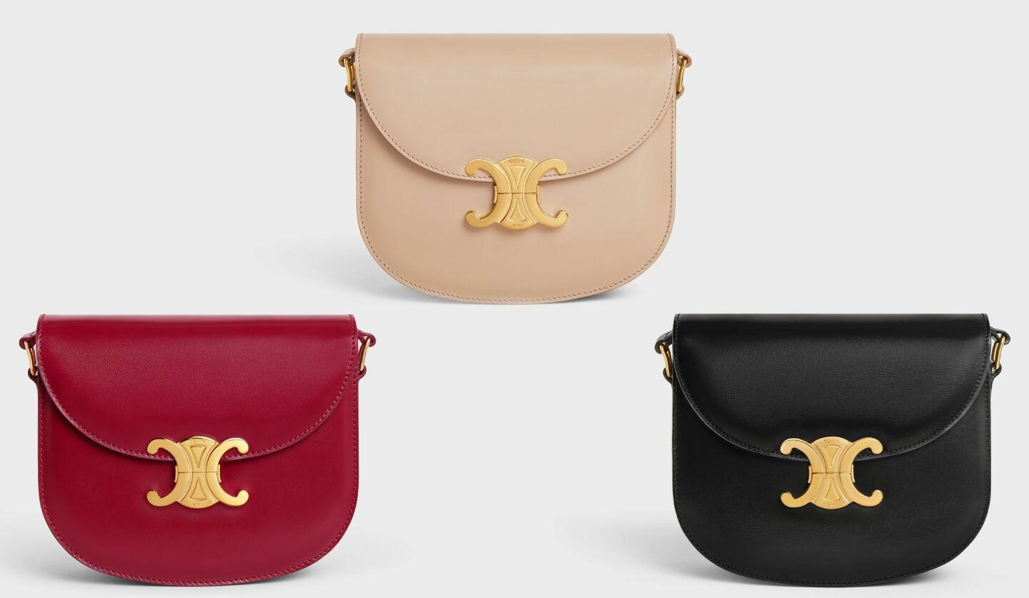 CELINE ティーンブザス トリオンフ ショルダーバッグ