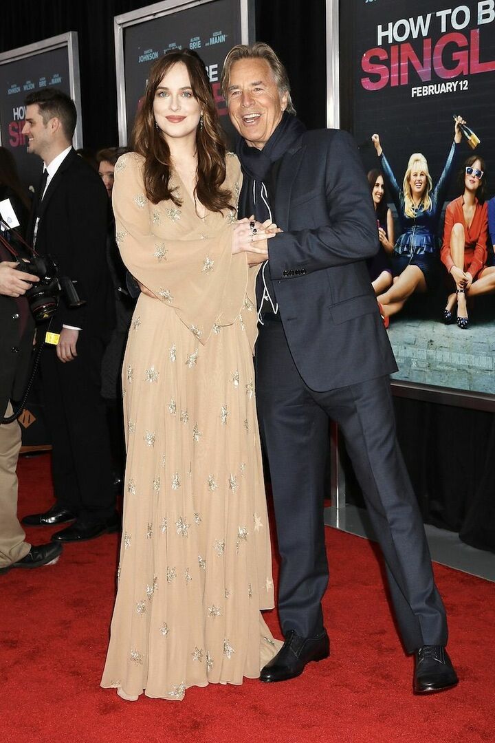 父ドン・ジョンソンと。