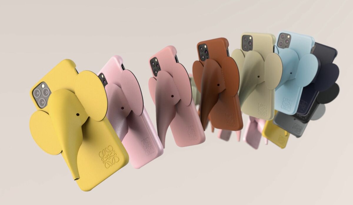 LOEWE - LOEWE(ロエベ) 携帯電話ケース - C719C91X02 ブラウン iPhoneケース/iPhone12 PRO/エレファント（ゾウ） レザー LOEWE - LOEWE(ロエベ) 携帯電話ケース - C719C91X02 ブラウン