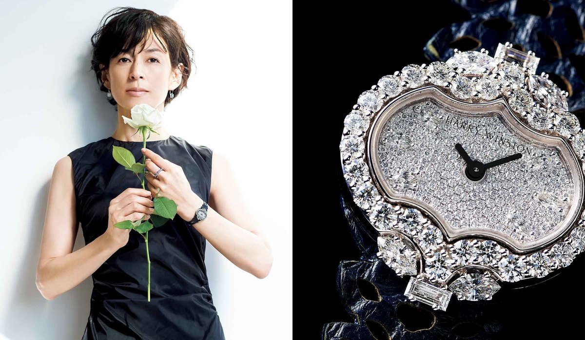 鈴木保奈美さん｜芸術品とも呼べる、贅沢の極み。ハリー・ウィンストン