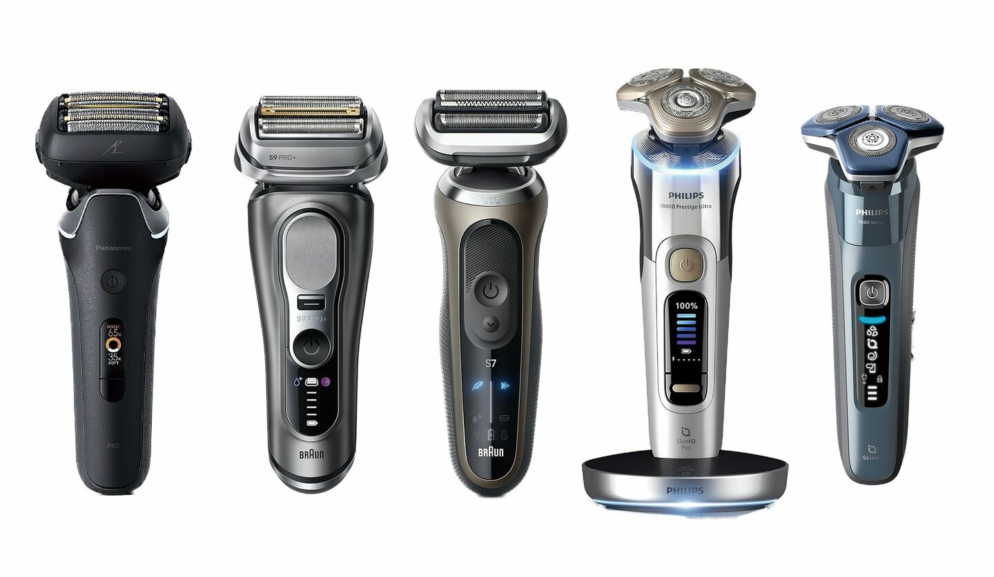 パナソニックやブラウンなどの電気シェーバー（髭剃り）５アイテム