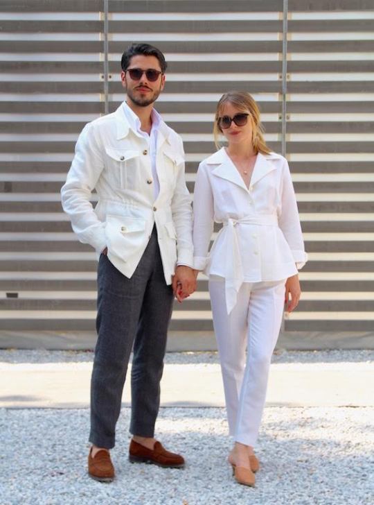 2016年6月のPITTI UOMOで限られたブランドから提案されていたサファリジャケット。