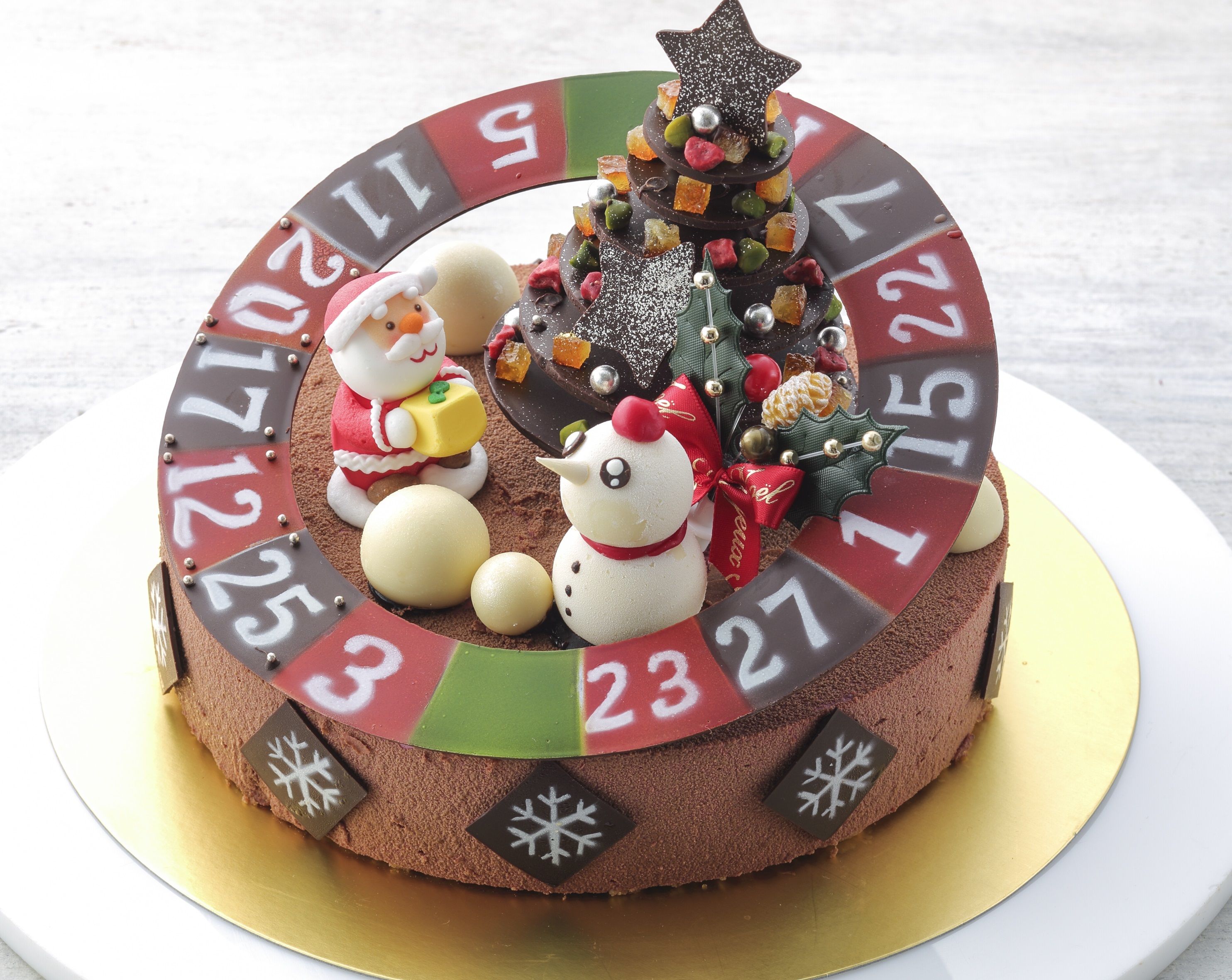 ルーレットでクリスマス(直径18×高さ15cm)¥4,800(税抜) ※50個限定