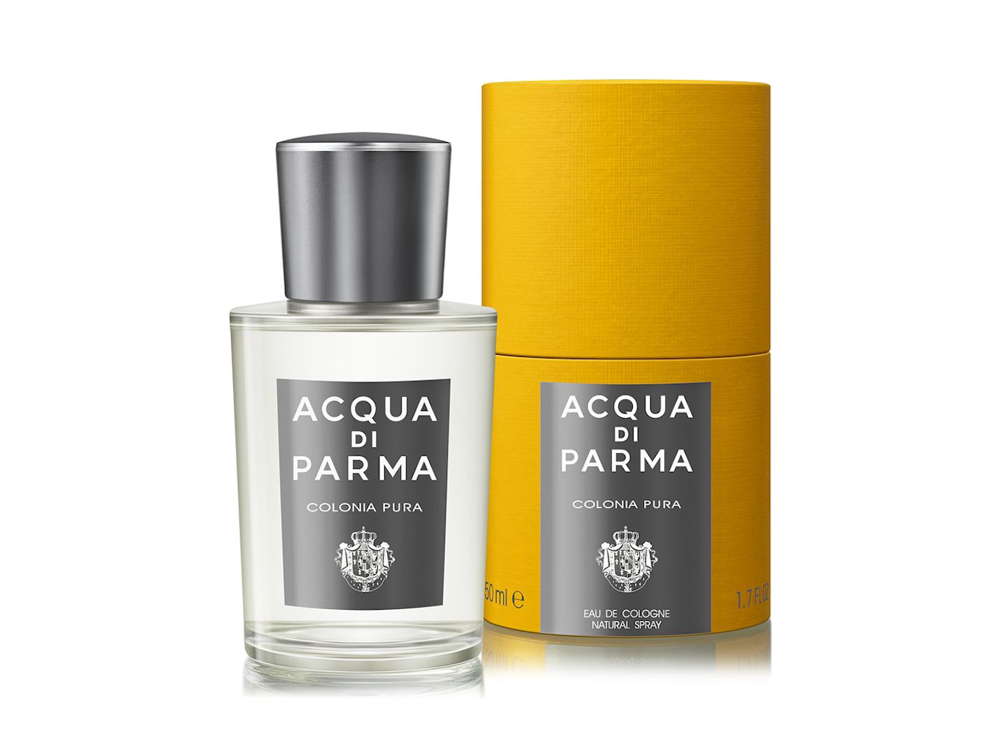 『アクア ディ パルマ コロニア プーラ オーデコロン』50ml ¥13,500、100ml ¥18,500(ともに税抜)