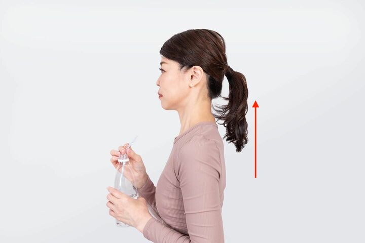 姿勢を正すことが大事