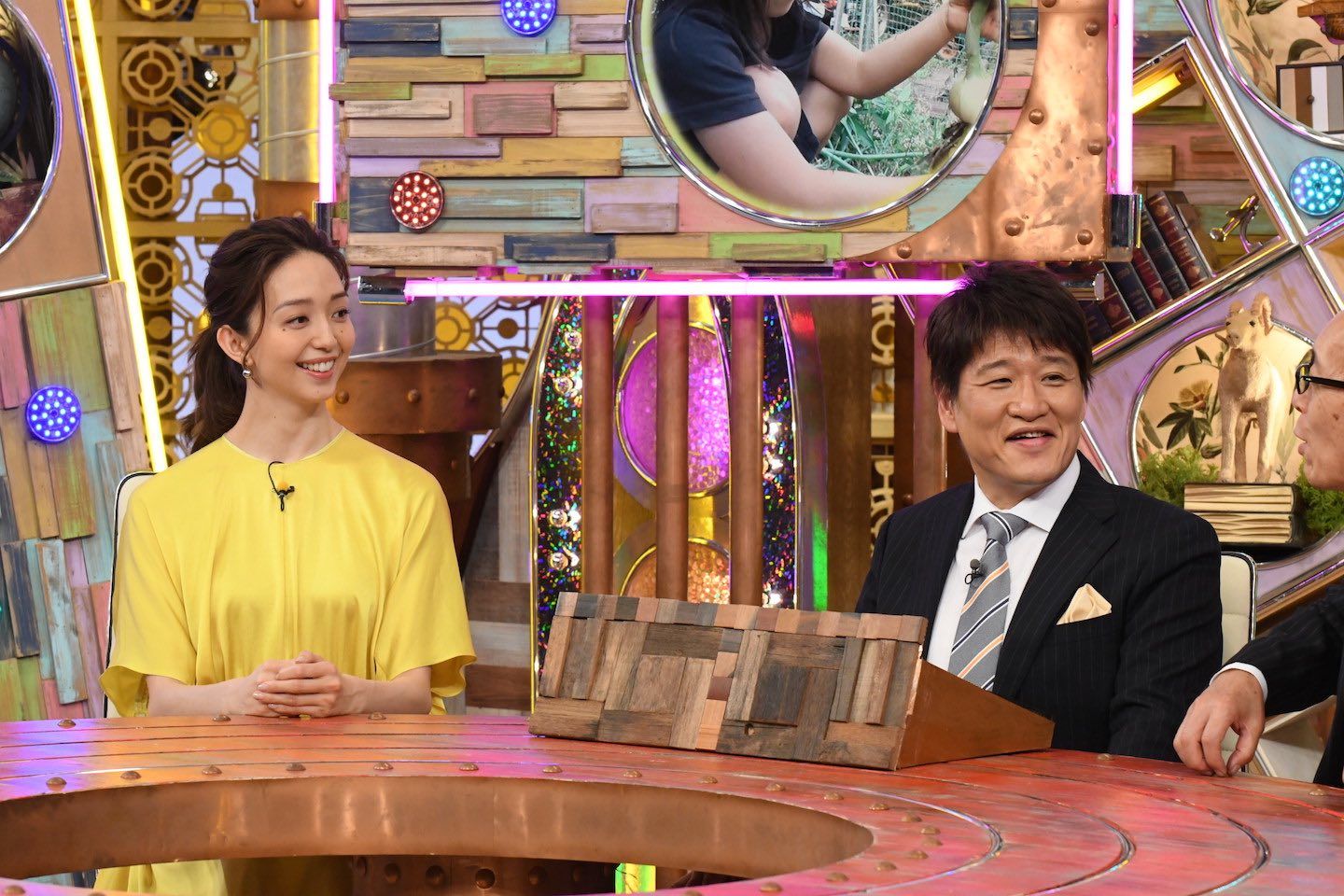 ©ABCテレビ:松島花さんと林修さん