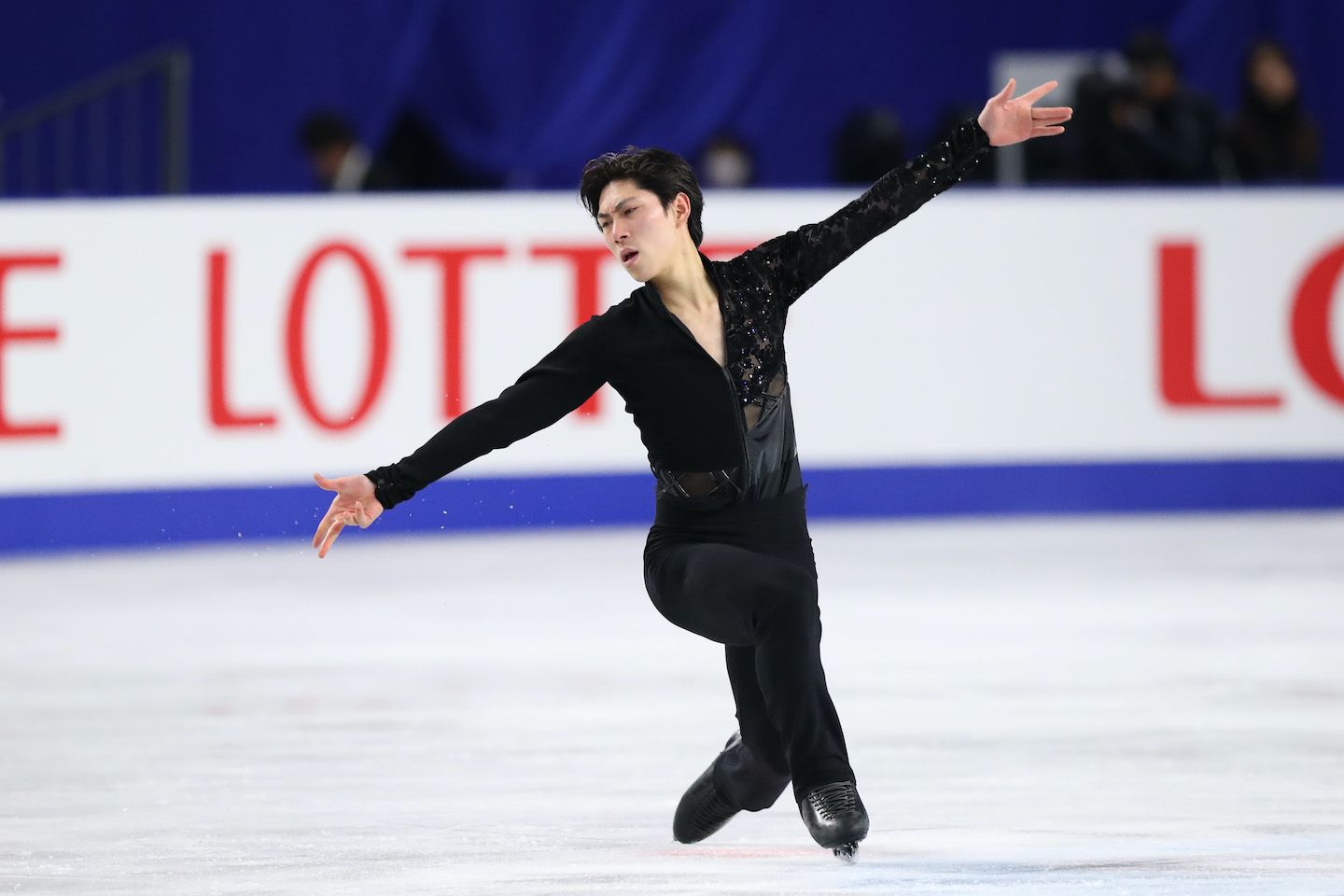 ブルースロックの魅力を引き立てる、田中選手の気迫の演技。