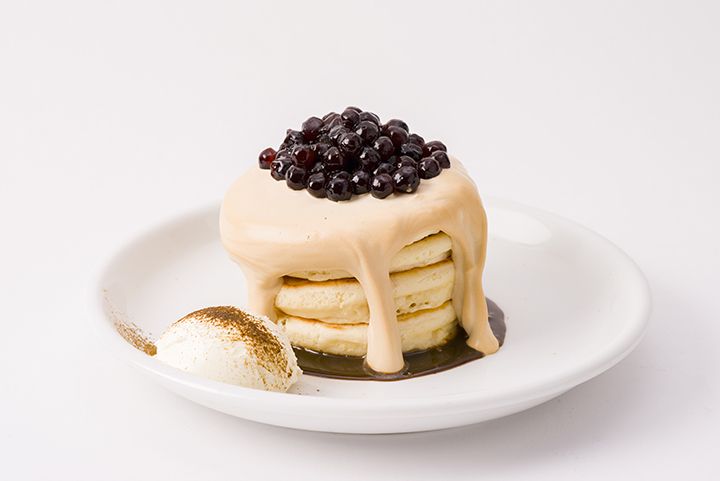 「タピオパンケーキ ミルクティー」¥980