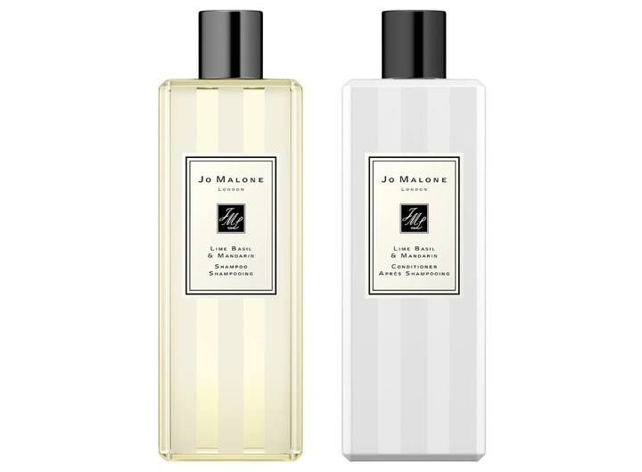 Фото шампуня и кондиционера Jo Malone "Лайм, базилик и мандарин"