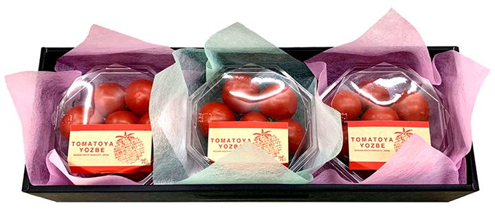 「生産者限定 ミディトマト 華クインアール 約660g パック詰め 化粧箱入り」(山形県)