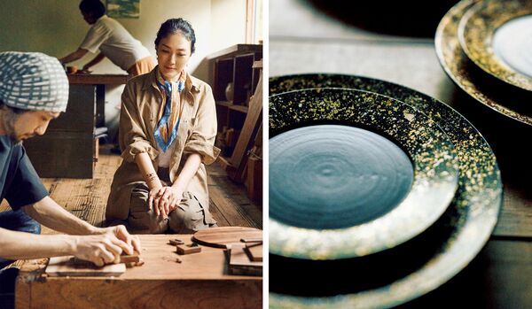 板谷由夏さんが【沖縄のものづくり】に触れる旅へ—— 工房【木漆工とけし】渡慶次弘幸さん、渡慶次 愛さんに注目