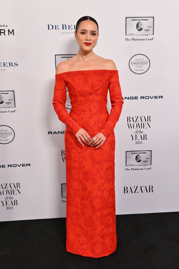 2025年11月6日、ロンドンのクラリッジズ・ホテルで開催された「Harper's Bazaar Women of the Year Awards」。