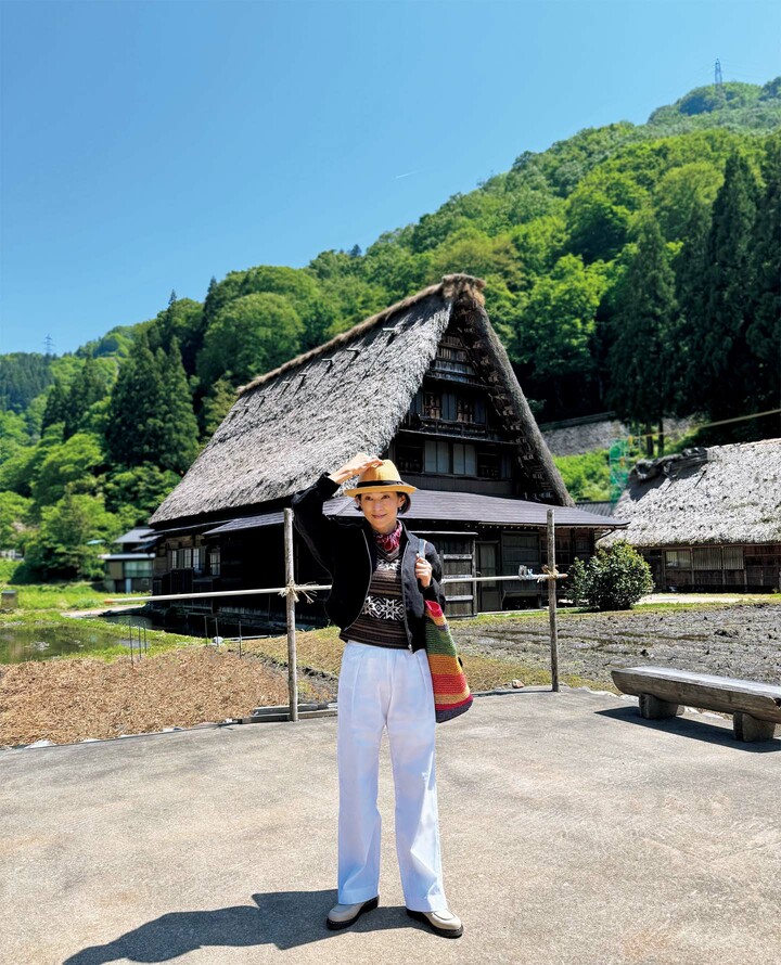 富山を訪れた鈴木保奈美さんのカット