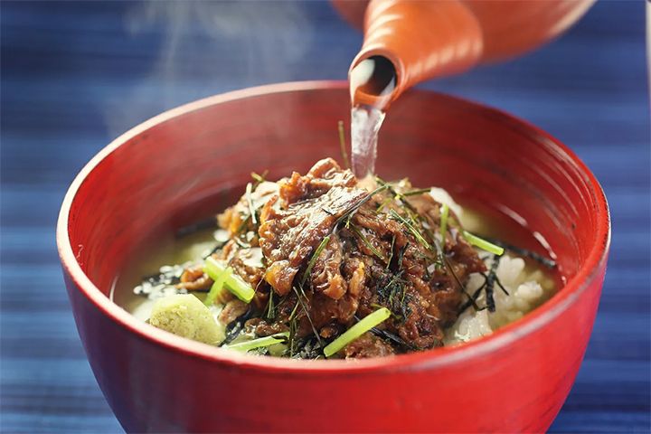 「伊勢茶と松阪牛しぐれ煮の贅沢お茶漬けセット」(川原製茶)