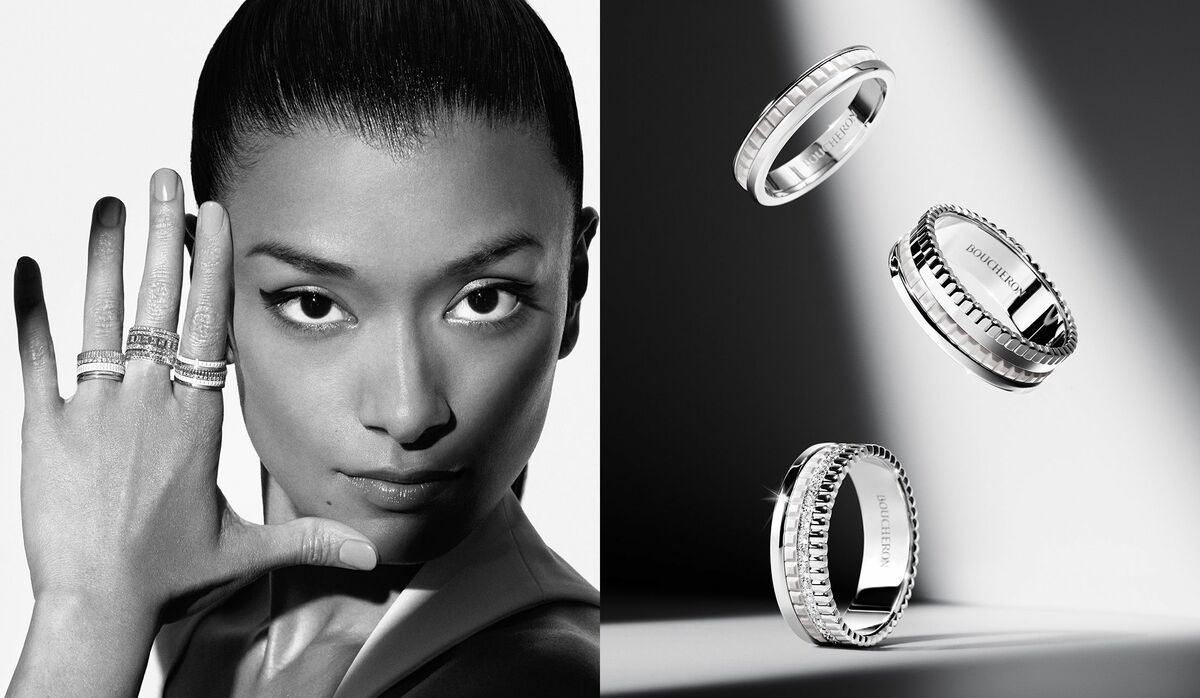 本日発売】ブシュロン｜鮮烈な“白”に輝く新作ジュエリー「キャトル