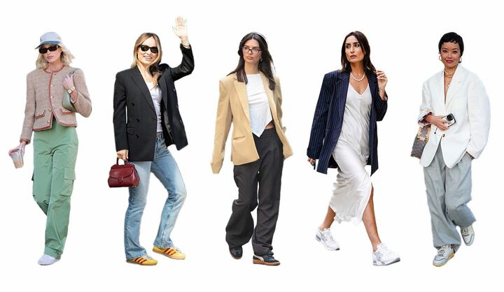 ジャケットスニーカーコーデ