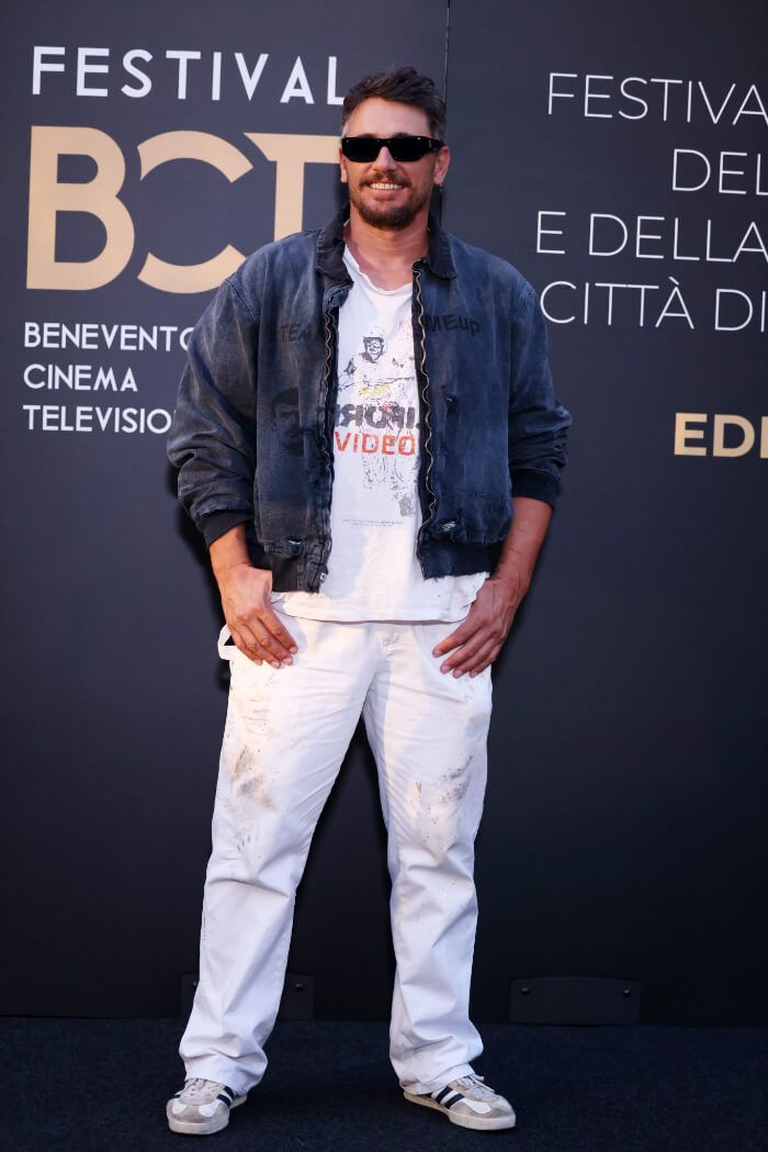 2025年6月25日、イタリアのベネヴェントで開催された「Benevento Cinema And Television Festival 2025」の会場で撮影。