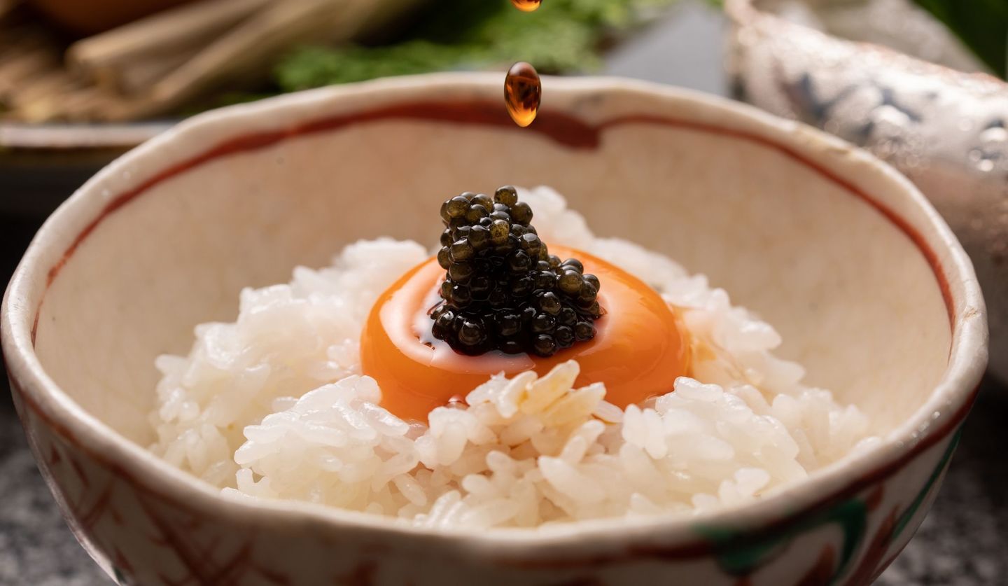 グランドハイアット東京「旬房」の卵かけご飯の写真