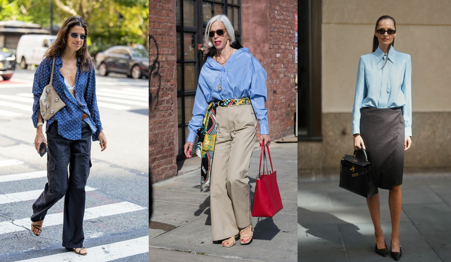 秋口に便利な「カラーシャツ」コーデ3選