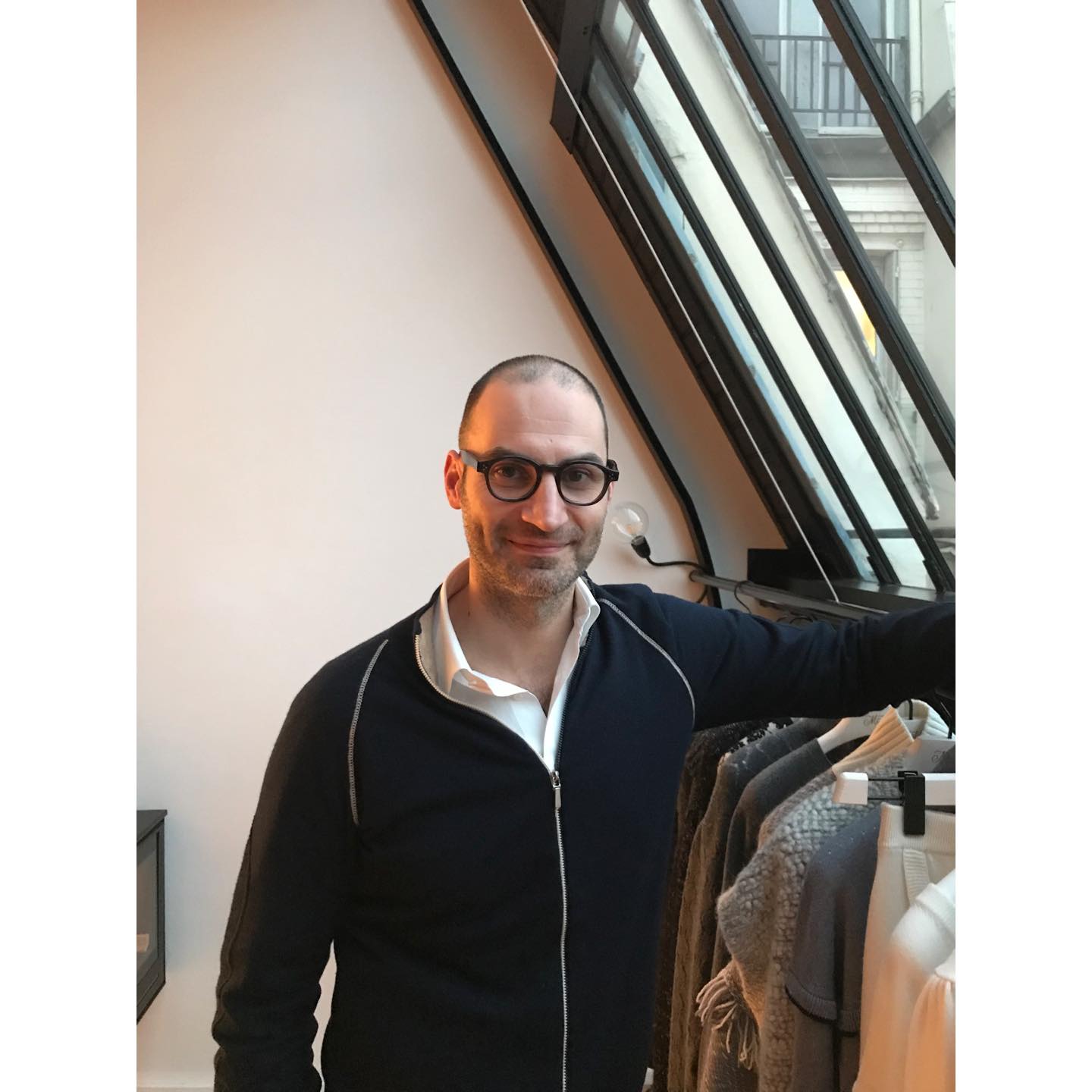 まだ30代の社長、ジャンフランコ・ジャナンジェリーさん。ちょっとスティーブ・ジョブスっぽい?!