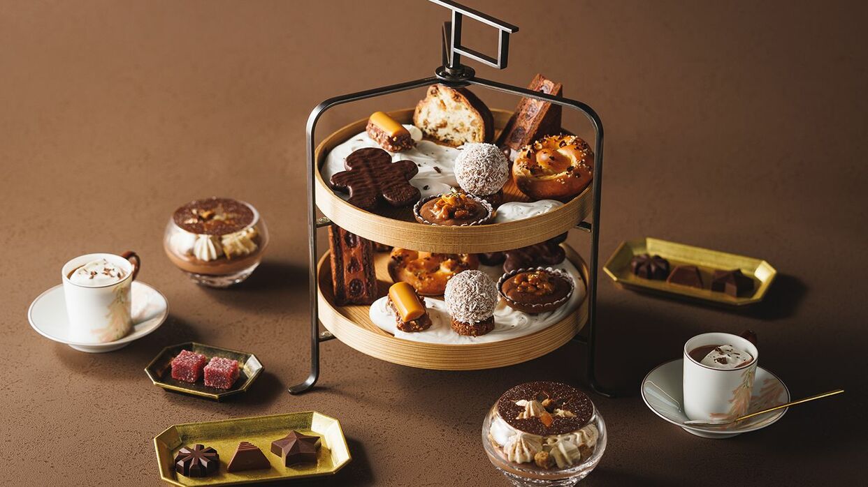 ル・ショコラ・アラン・デュカスのクリスマス限定アフタヌーンティー