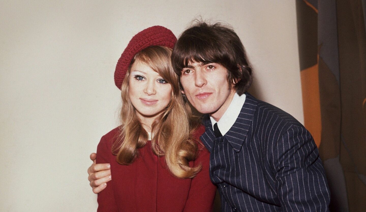 パティ・ボイドとジョージ・ハリスン　1960年代の欧米人の男女