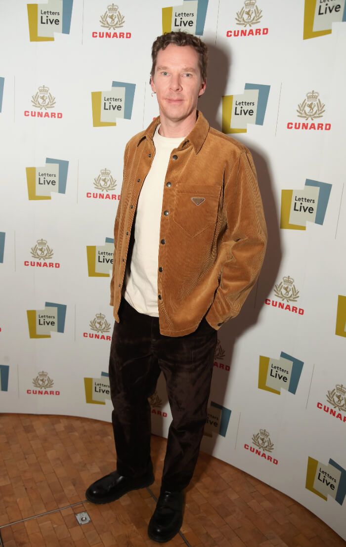 2026年1月22日、「Letters Live in association with Cunard」舞台裏。