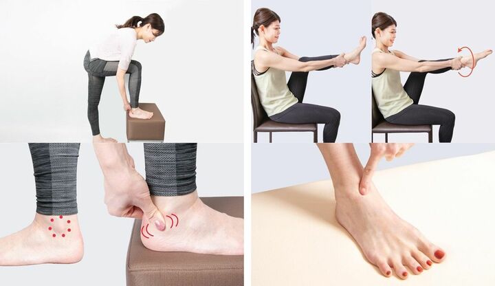 脚のリンパマッサージ