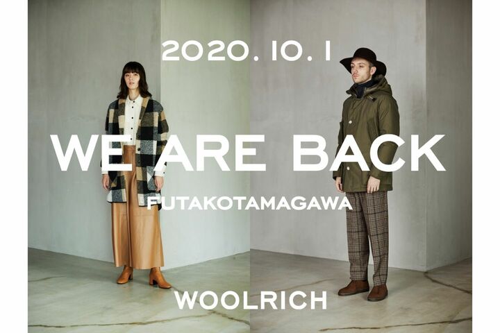 玉川高島屋に新店舗をオープンするWOOLRICH(ウールリッチ)