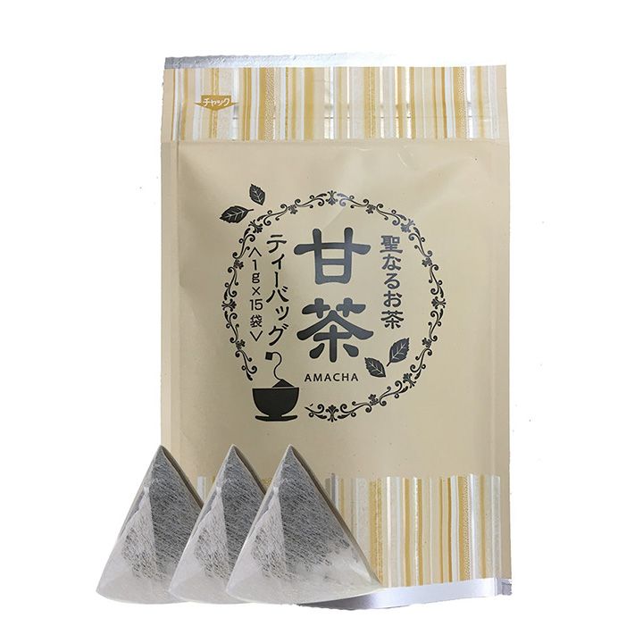 国産甘茶 1g×15袋入り ティーバッグタイプ 無添加 ノンカフェイン
