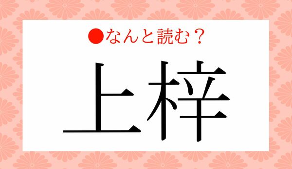 「じょうから」ではありません！「上梓」ってなんと読む？