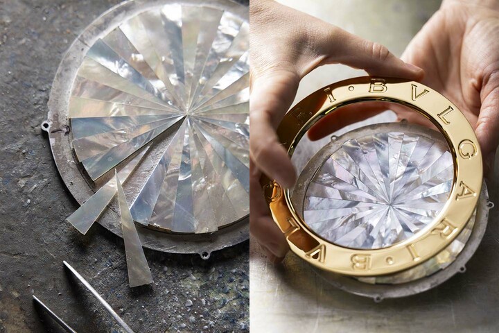 ブルガリのジュエリーバッグコレクション「ブルガリ アイコンズ ミノディエール」のクリエイション風景