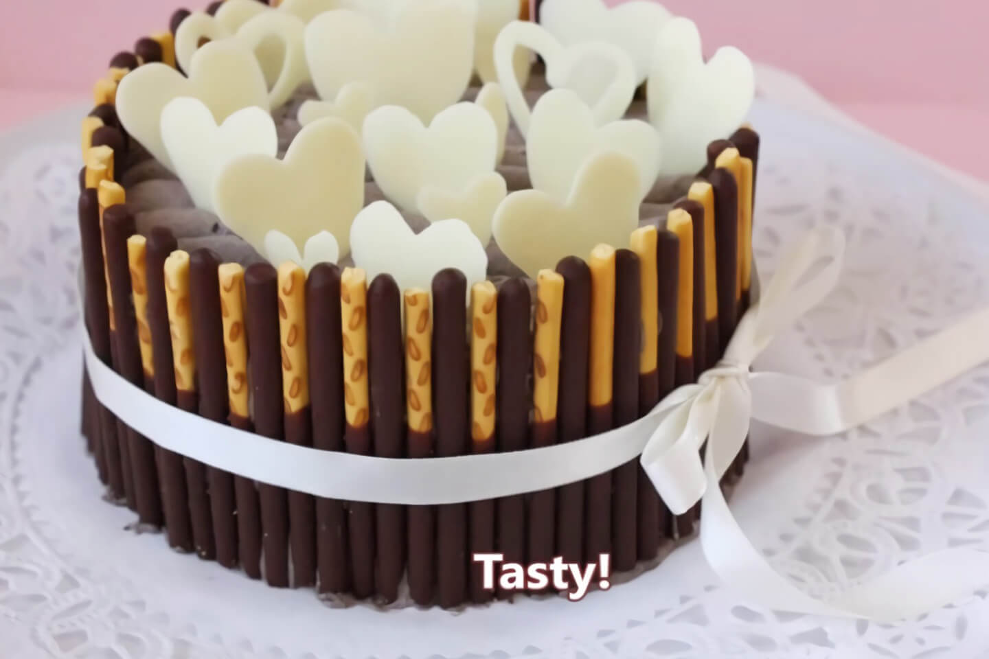 ポッキーチョコケーキ