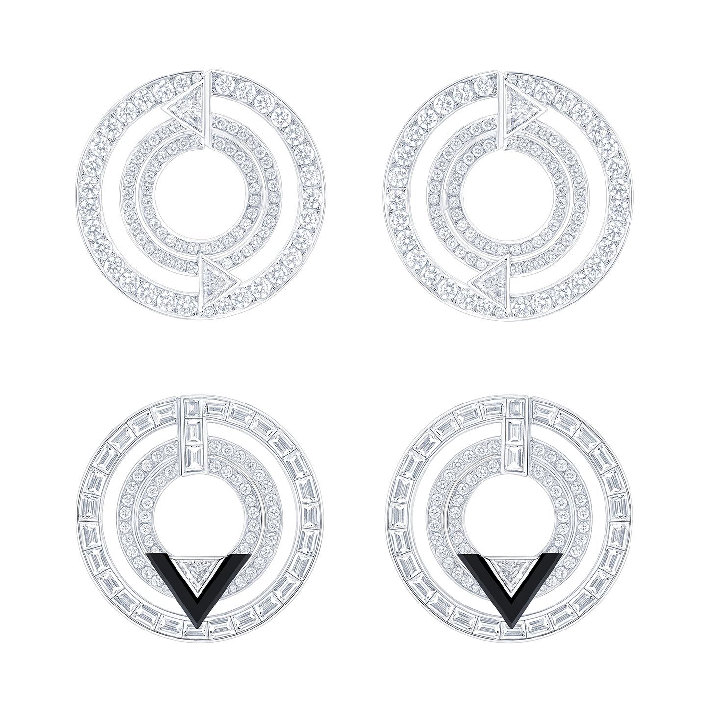 ルイ・ヴィトンの「PURE V」コレクションのイヤリング