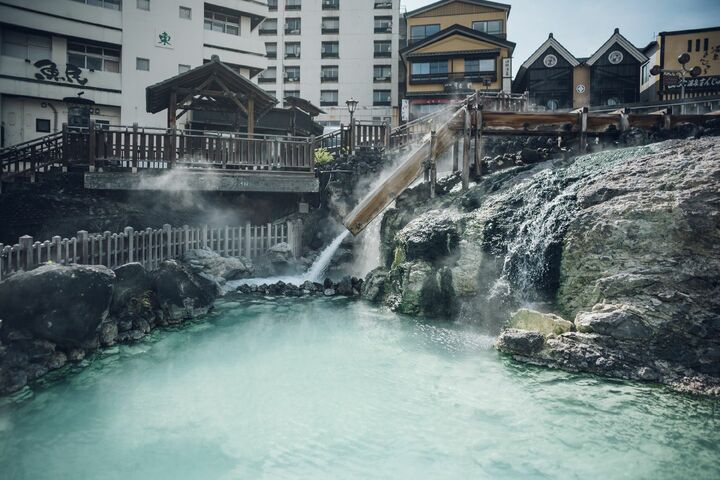 湯畑
