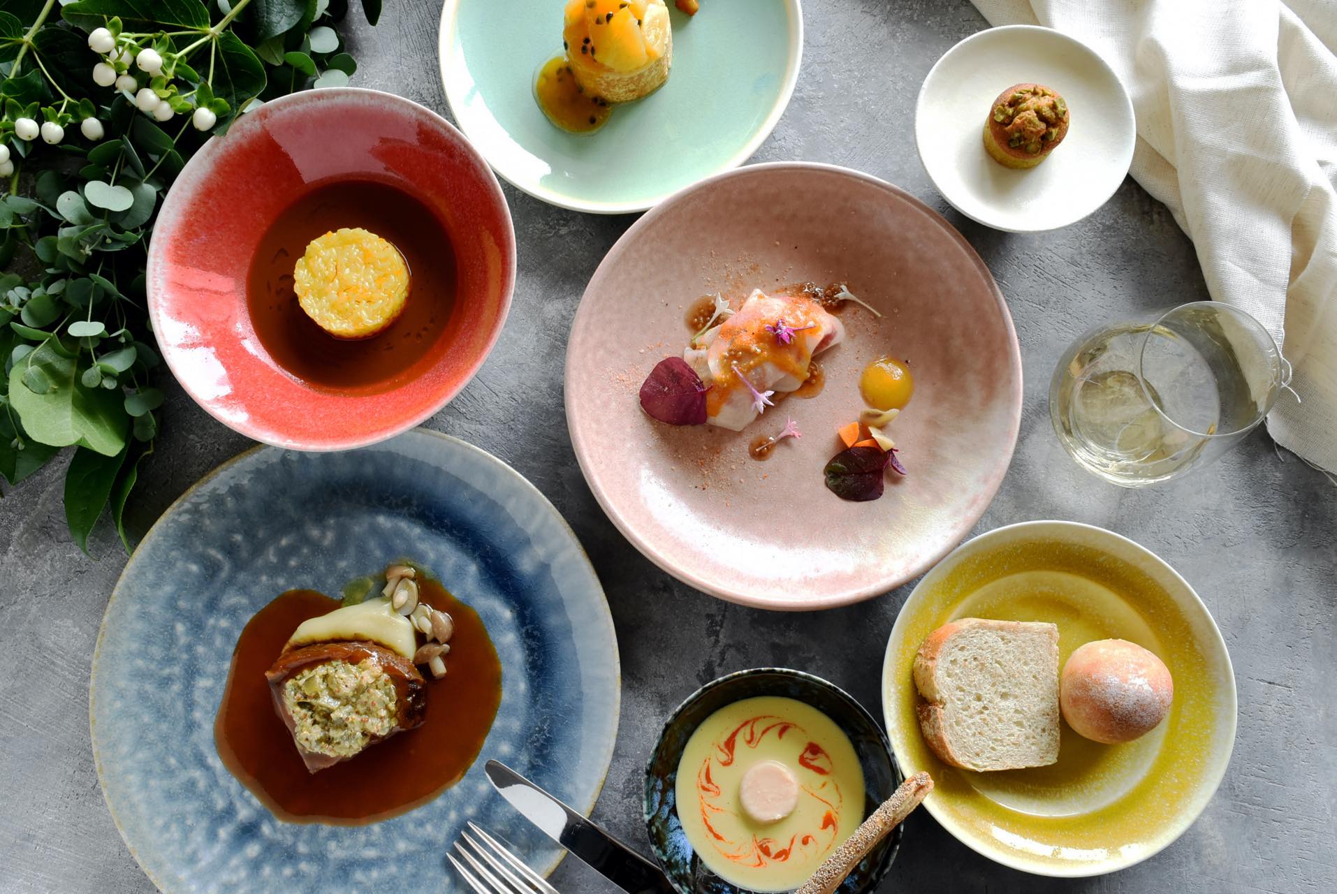 「Weekend Dinner Course vol.1」写真は盛り付け例。食器類は付属しません。