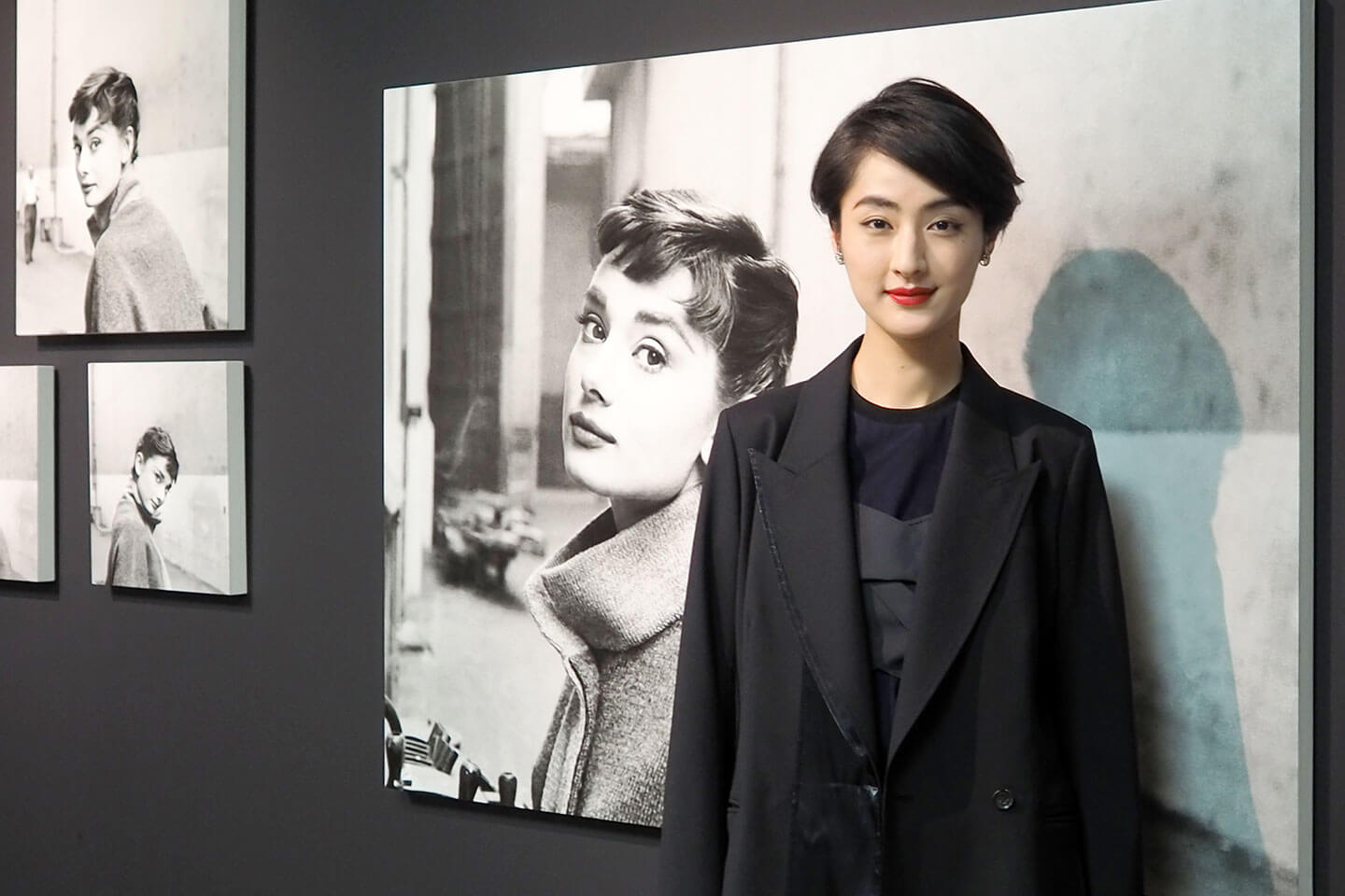 「写真展 オードリー・へプバーン」記者発表に登壇した、歌手・女優・モデルのシシドカフカさん