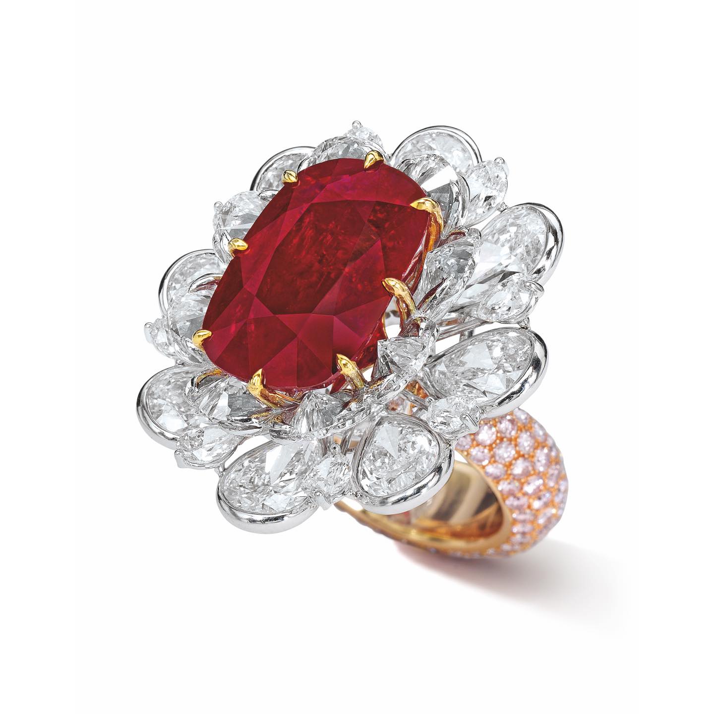 An Important and Spectacular Ruby and Diamond Ring