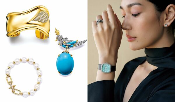 『バード オン ア ロック バイ ティファニー』などアーティスティックなジュエリーで彩る【「ティファニー」羨望の8daysコーディネート】