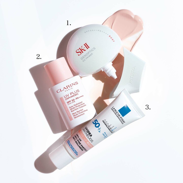 SK-Ⅱ、クラランス、ラ ロッシュ ポゼのメイク下地