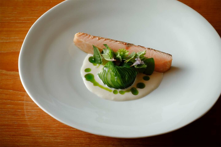 パーク ハイアット京都の「八坂」で開催される特別イベント「Sustainable Seas, Kyoto Table」のメニュー
