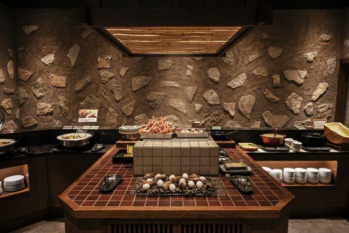 「硫黄山料理」のコーナー