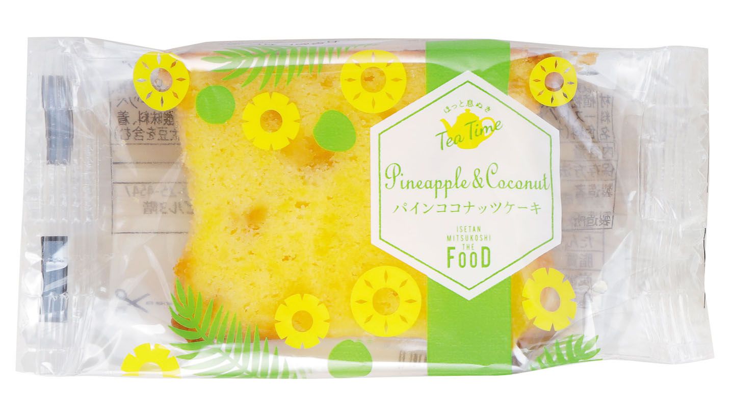 ほっと息ぬきTea Time パインココナッツケーキ¥170