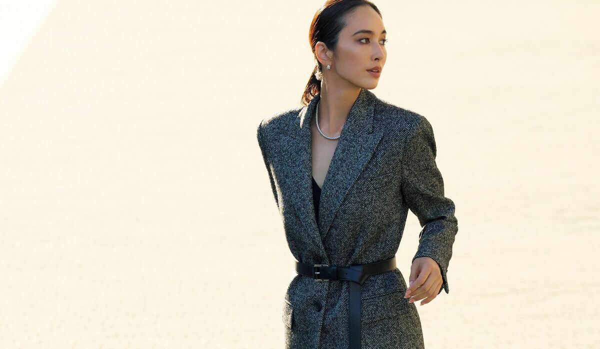 マイケルコース　ツイード カラーレス ジャケット　XS マイケルコース ツイード カラーレス ジャケット XS 公式】マイケル