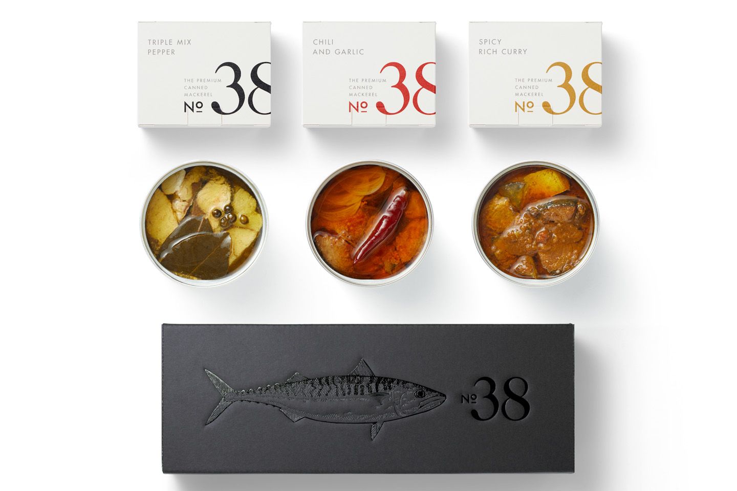 「珠玉の3缶セット」¥3,500 ※ギフトボックス付き