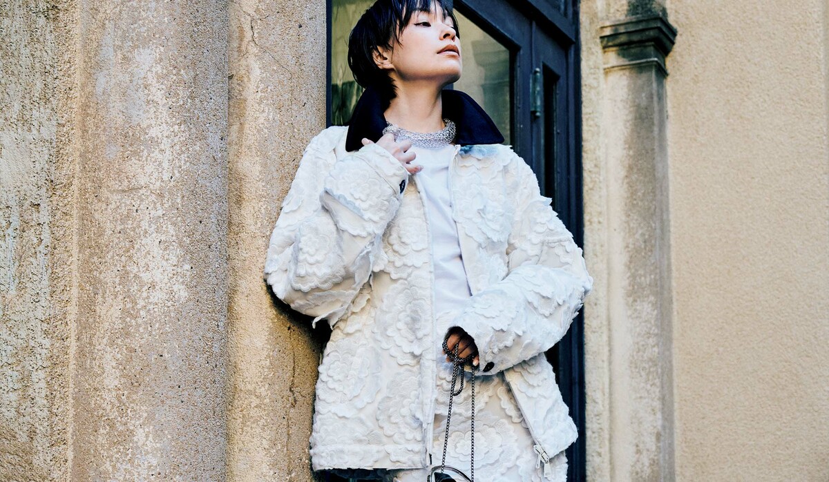 希少デザイン✨ヌメロヴェントゥーノ フラワーレース切替 2WAYブルゾントップス img_a6f581973b6b63610228331892