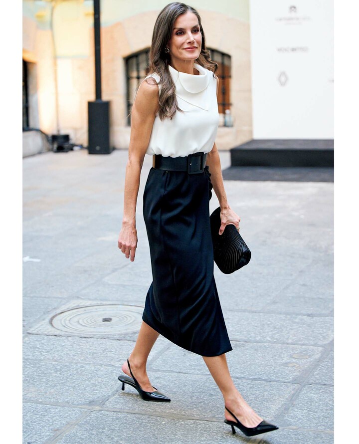 レティシア王妃のファッションスナップ