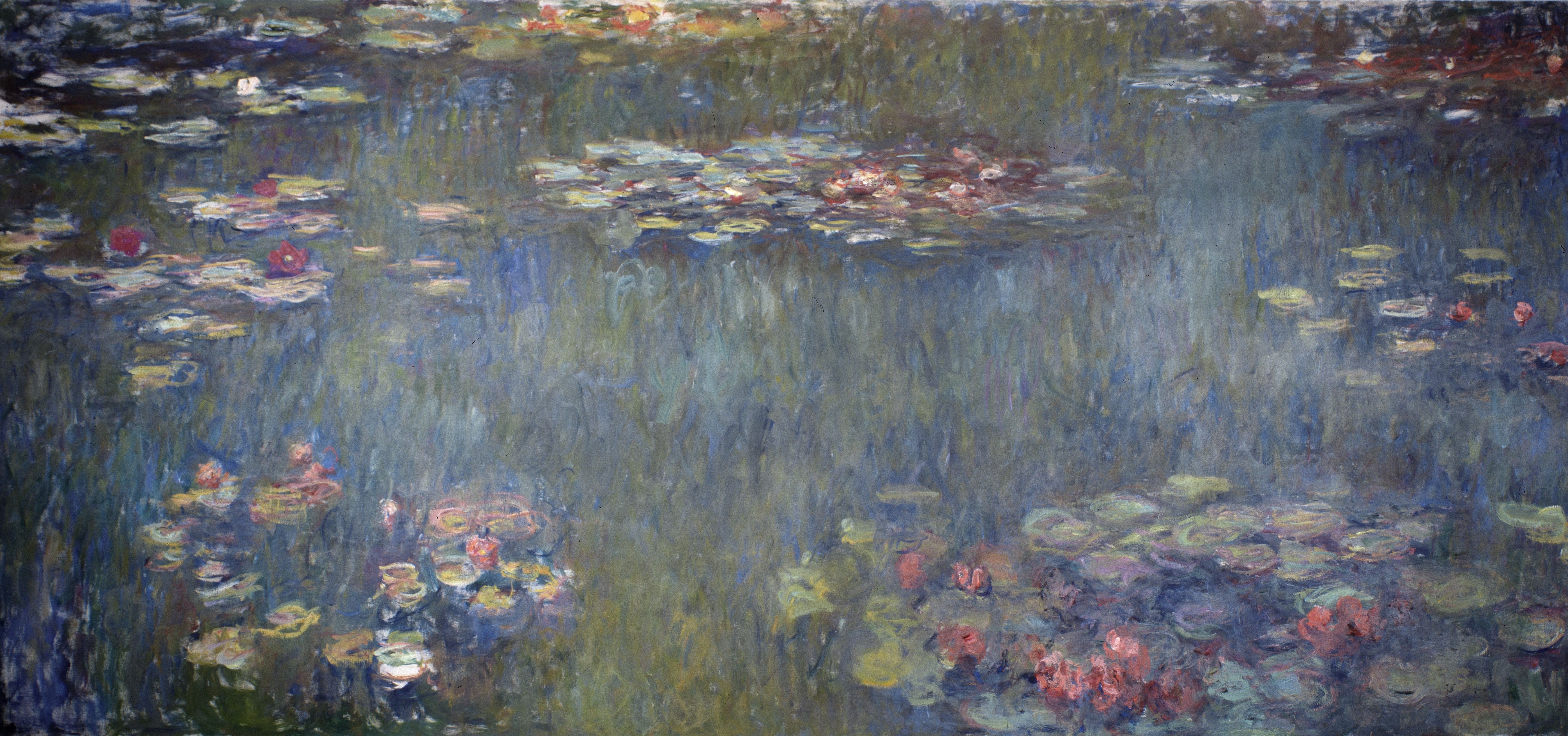 クロード・モネ 《睡蓮の池、緑の反映》 1920-1926年 油彩・カンヴァス 200×425cm ©Foundation E.G. Bührle Collection,Zurich(Switzerland) Photo:SIK-ISEA,Zurich(J.P.Kuhn)