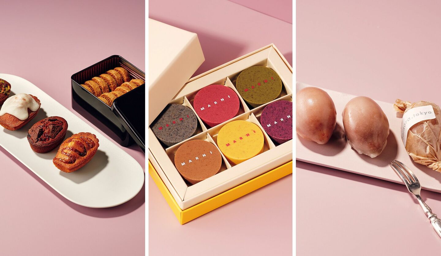 マルニ カフェ『塩チョコレート』、sarkara『レモンケーキBOX』、TERROIR by Daichi Okuno『ヴァニーユ・クリスタル』『マドレーヌ』