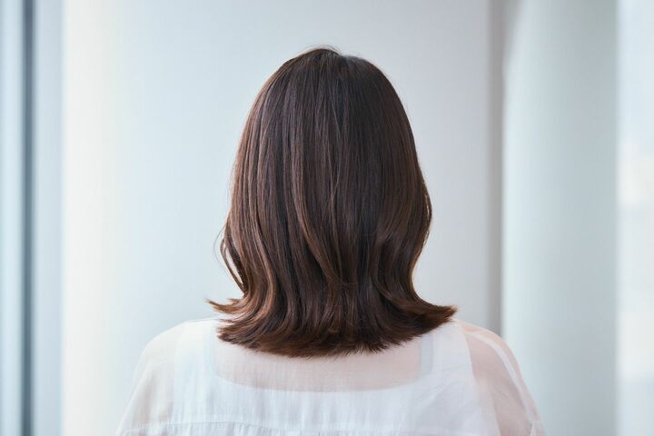 40代 髪型_3,ミディアムヘア_2